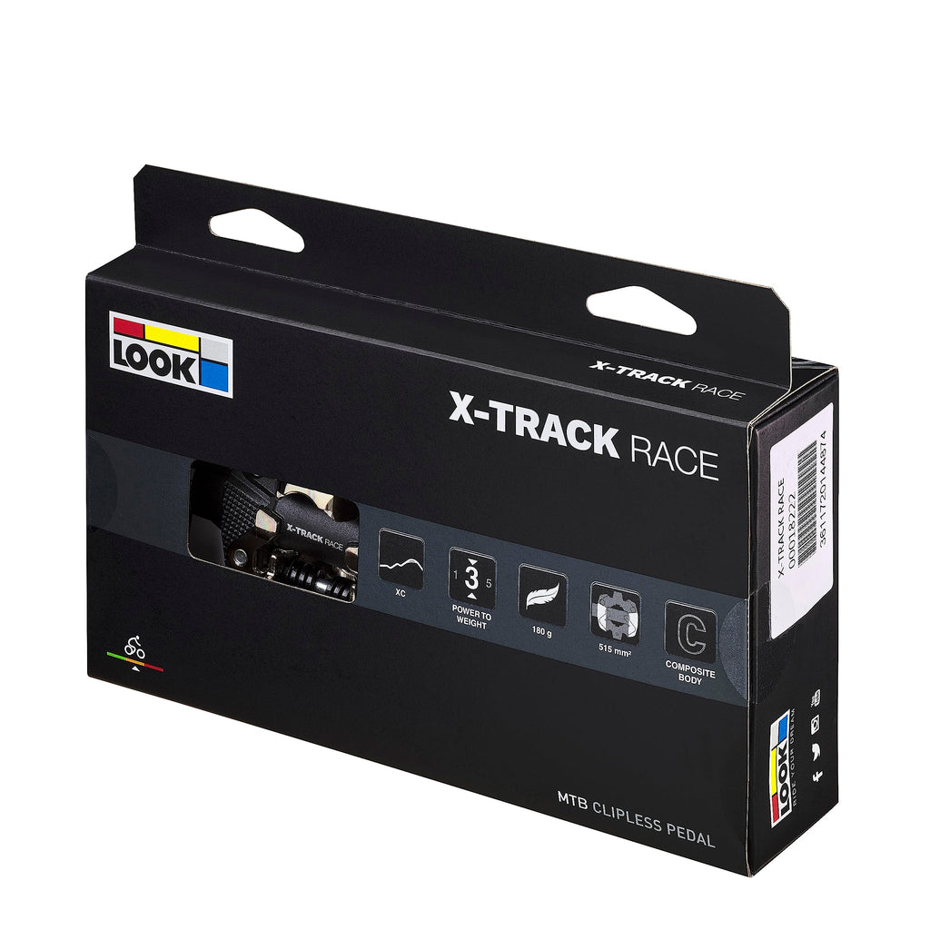 Look Cycle - X-Track Race - Composite Body - Chromoly+ Axle - Clipless Pedal - Extreme Reliability, Large Support Surface - Mtb