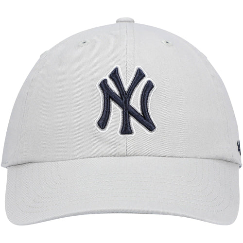 '47 New York Yankees Adjustable Cap Clean Up Mlb, New York Yankees Gray Navy, One Size