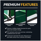 Hathaway Bg2323 Quick Set Conversion Table Tennis Top For Pool Tables, 1, Green