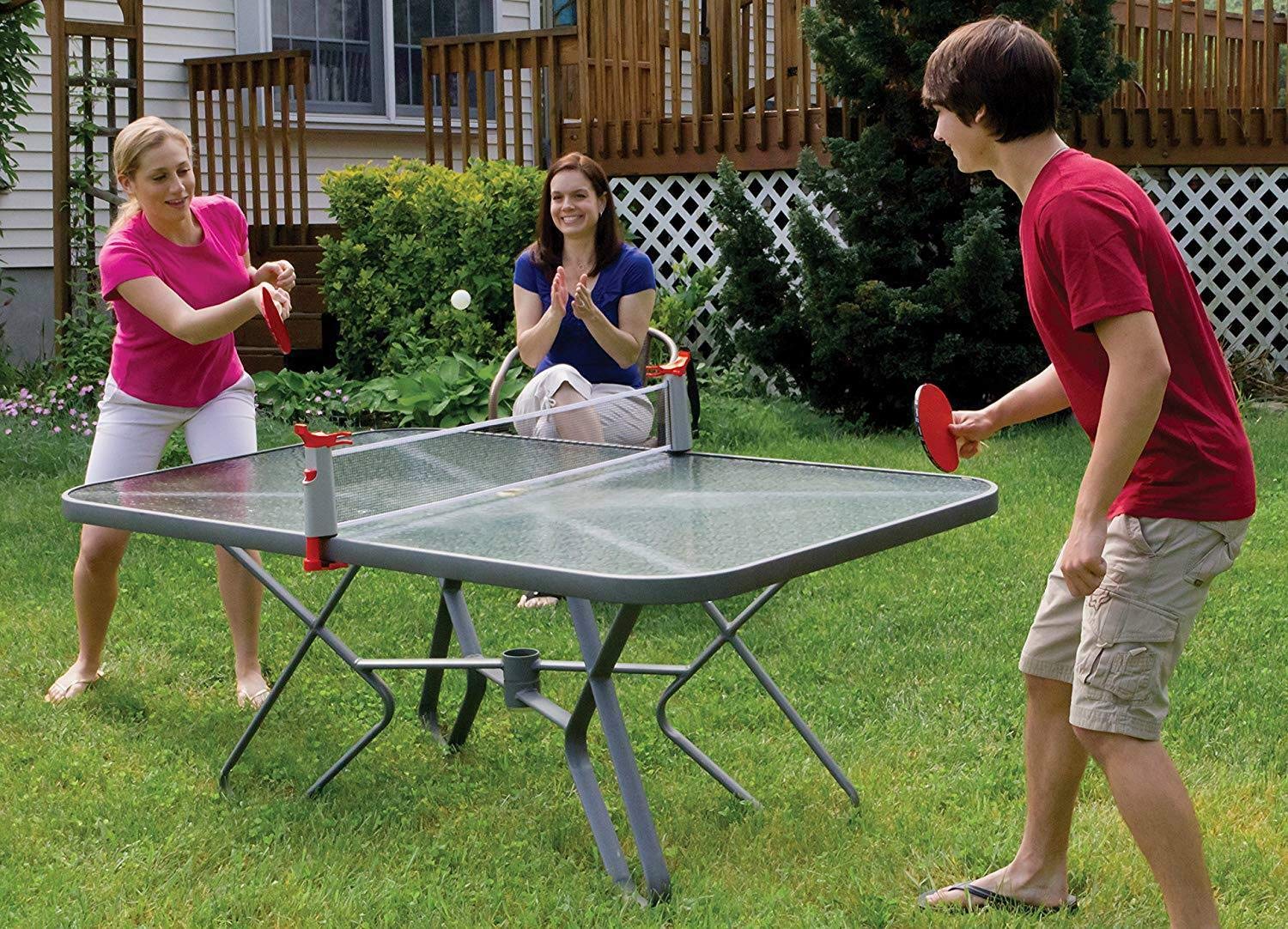 Eastpointsports Penn Everywhere Table Tennis Net Set: 5-Ft Retractable Net, 2-Paddles, 3-Balls