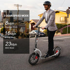 Hiboy VE1 PRO Electric Scooter - 16 Pneumatic Tires - 31 Miles Long Range & 23Mph Folding Commuter Electric Scooter