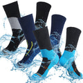 Janmercy 3 Pairs Unisex Waterproof Ice Fishing Sock Breathable Knit Sock for Men Women for Hiking Wading Running Skiing(Medium)