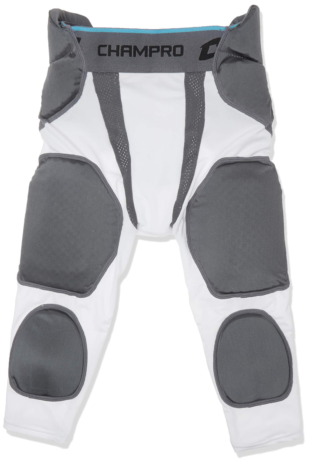 Champro Man-Up 7-Pad Integrated Youth Girdle White ,Medium