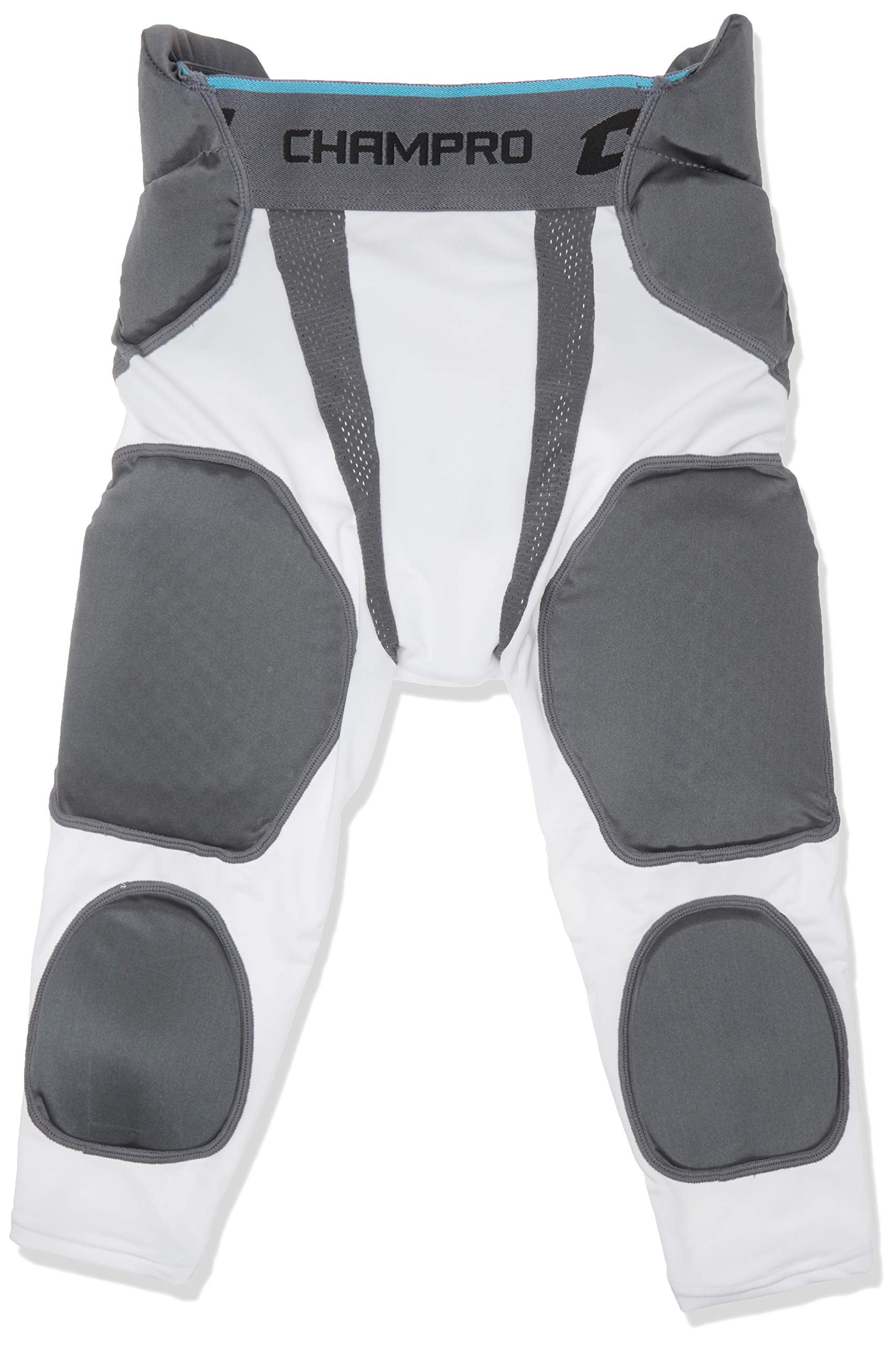 Champro Man-Up 7-Pad Integrated Youth Girdle White ,Medium
