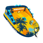 Airhead Club Palm Inflatable Towable Tube, 1-2 Rider, Dual Tow Points, Patented Speed Valve, Boat Tubes and Towables