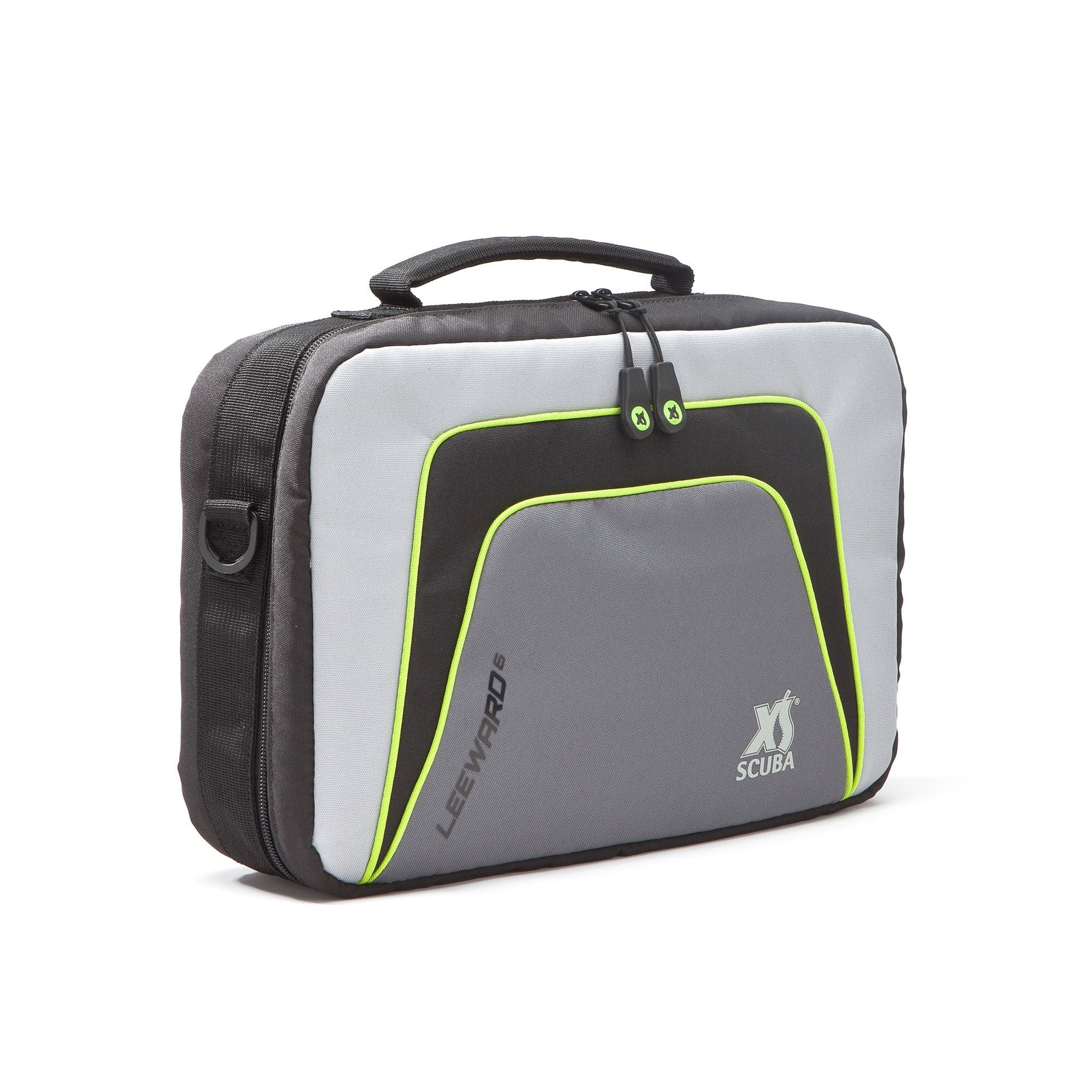 XS Scuba Scuba Regulator Bag, 14 x 10 x 4, Black, Gray, Green