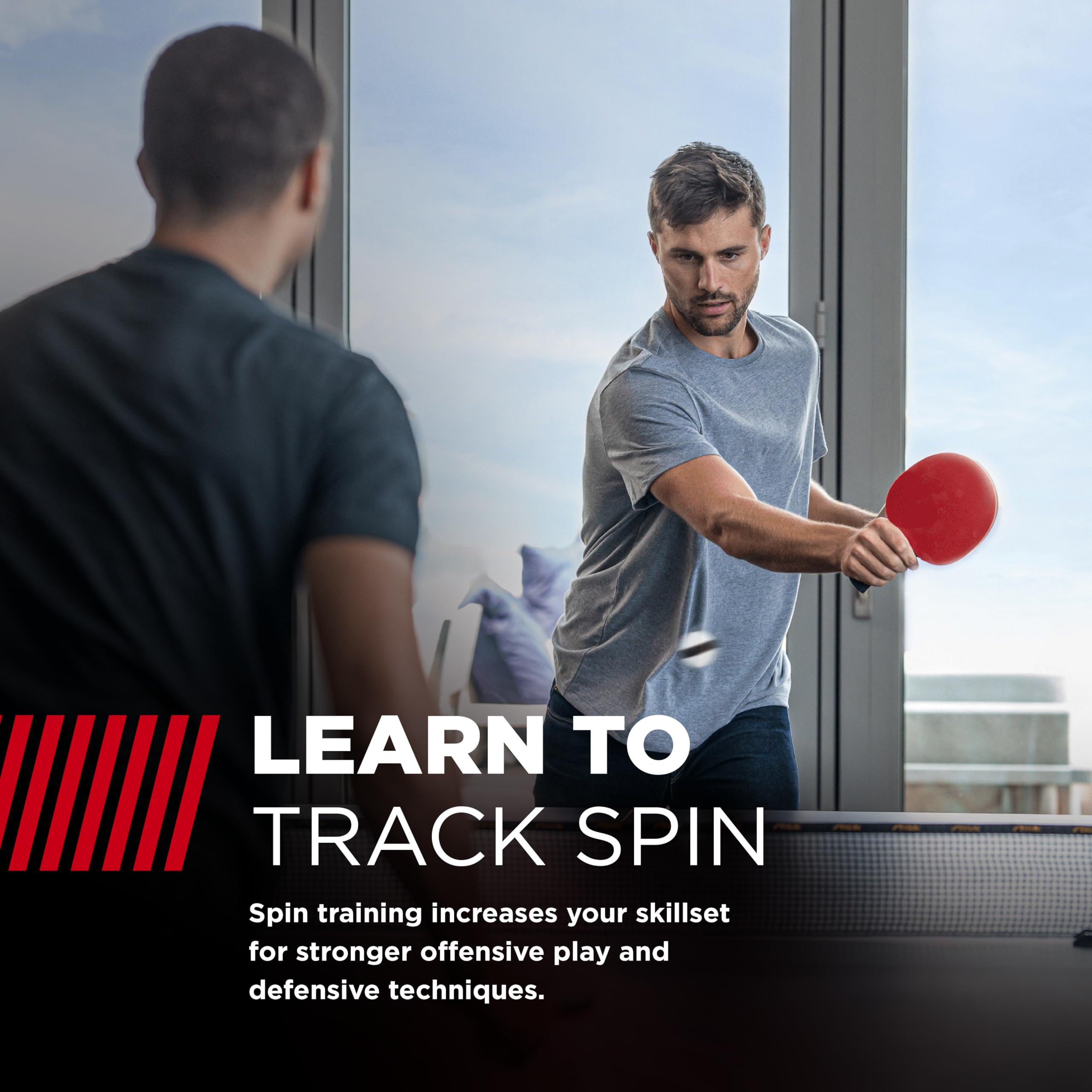 Stiga 6 Pack 2 Star Spin Tracker Table Tennis Balls - Learn To Generate And Counter Ball Spin