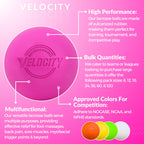 Velocity Lacrosse Balls - 120 Packs - Official Nfhs And College Approved Size - Pink