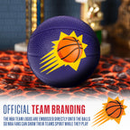 Franklin Sports Nba Phoenix Suns Mini Foam Basketball - Kids 5.5'' Inch Toy Basketball For Over The Door + Mini Indoor Hoops - N