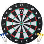 Viper Double Play 2-In-1 Baseball Coiled Paper Fiber Dartboard With Darts