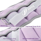 Adjustable Ankle Weights For Women Men Kids 1-3 Lbs 1 Pair Wrist Leg Arm Weights With Removable Weight, Strength Training Weight