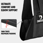 Dmoose Fitness Hanging Ab Straps For Pull Up Bar & Core Strength Training - Thick Padded Arm Strap For Ab Swing With 2 Rust-Resi