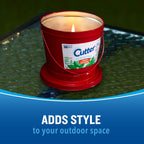 Cutter Candle, Outdoor Soy Wax Candle Made with Real Citronella Oil and Cornmint Oil Reduces The Presence of Mosquitoes with A L