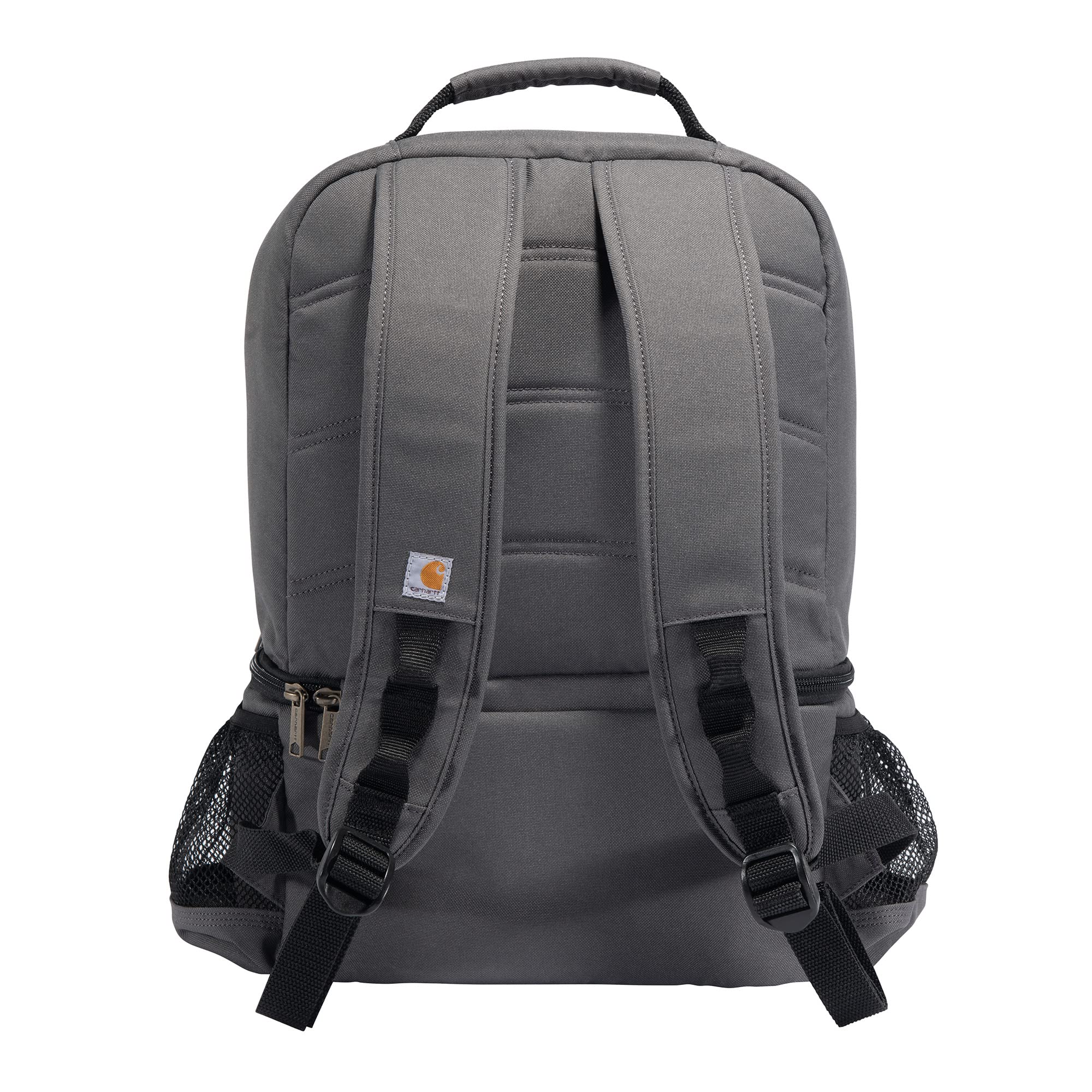 Carhartt Insulated 24 Can Two Compartment Cooler Backpack, Backpack With Fully-Insulated Cooler Base, Gray
