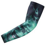 Stromguard Compression Sports Arm Sleeve Digital Camo Baseball Football Basketball - (One Arm Sleeve) (Youth Medium, #24 - Green