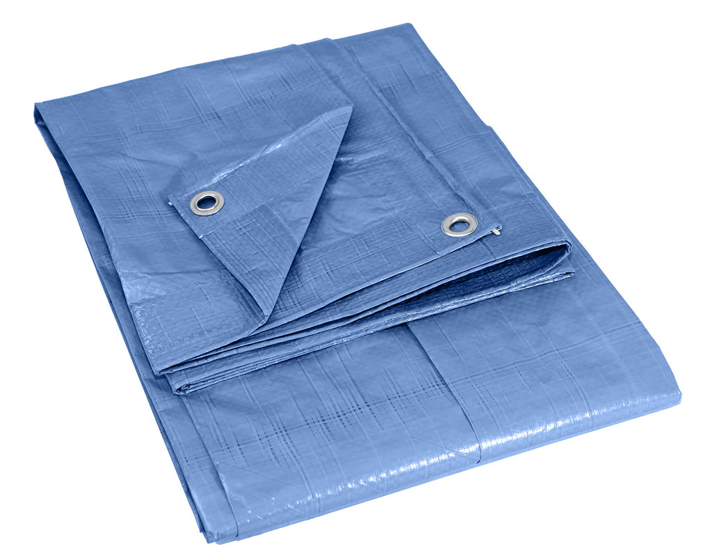Texsport Blue Reinforced Rip-Stop Polyethylene 10 X 12 Tarp