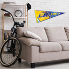 Rico Industries Nfl Football Los Angeles Rams Primary 12'' X 30'' Felt Wall D  Cor Pennant - Great For Home/Bed Room/Man Cave D