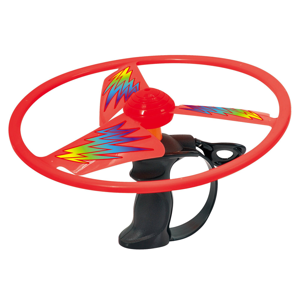 Discovery Toys Sky Spin Flying Aerial Disc Launcher | 2 Large Wings Kid-Powered Learning | Stem Toy Early Childhood Development