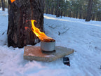 Branded Boards | Made In Usa | Portable Mini Bonfire Campfire In A Can | Reusable & Up To 5 Hours Of Burn Time | Picnics Parties