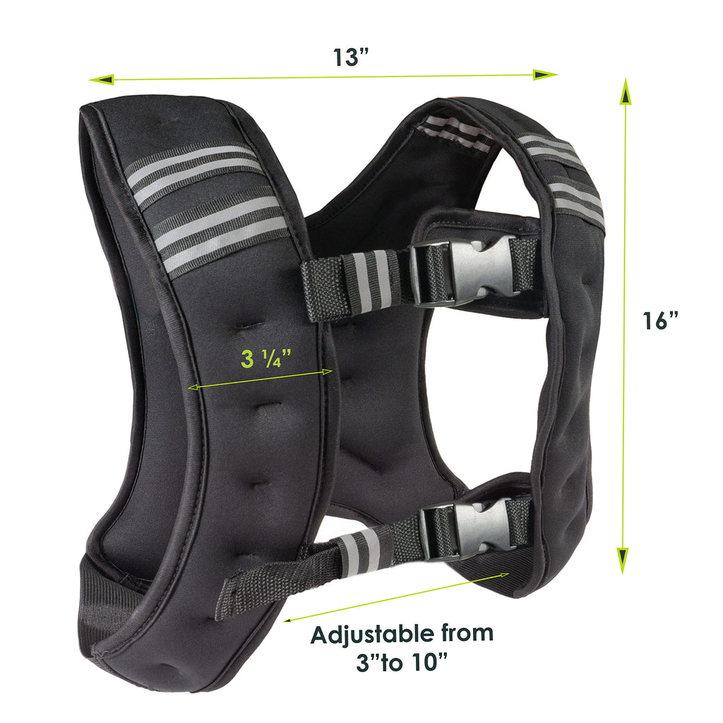 Prosourcefit Exercise Weighted Training Vest For Weight Lifting, Running, And Fitness Body Weight Workouts; Men & Women - 10Lb,