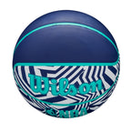 Wilson Nba Drv Plus Dazzle Camo Outdoor Basketball - Indigo/Teal, Size 7-29.5''