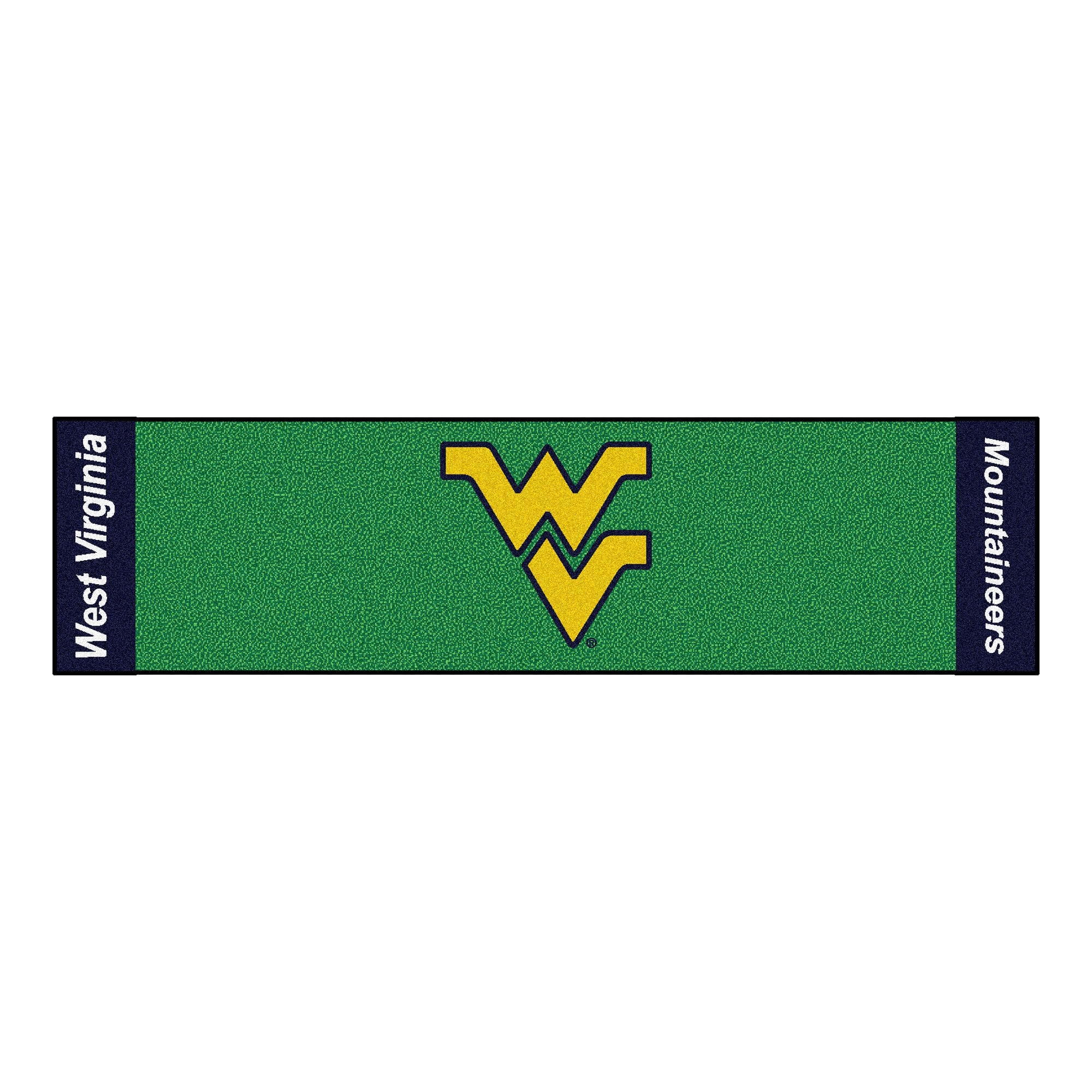 Fanmats 9091 West Virginia University Mountaineers Nylon Putting Green Mat