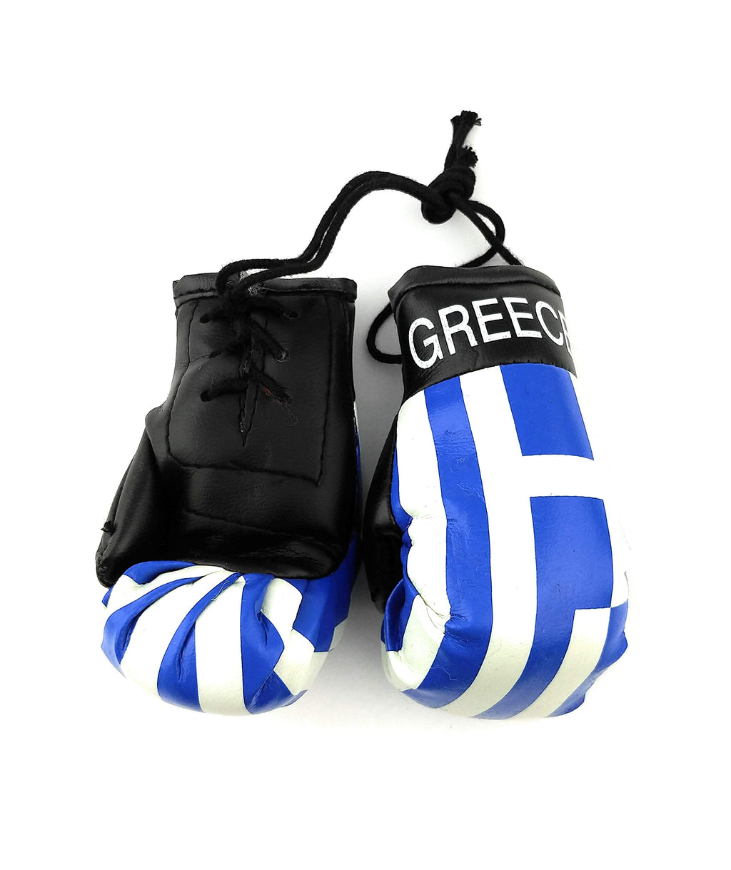 Red Hat Ent Hanging Car Mirror Mini Boxing Gloves (Greece)