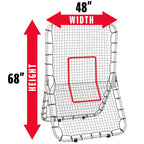 Franklin Sports Mlb Pro Baseball Rebounder Net - Baseball + Softball Pitchback Net + Fielding Trainer - Bounce Back Net For Fiel