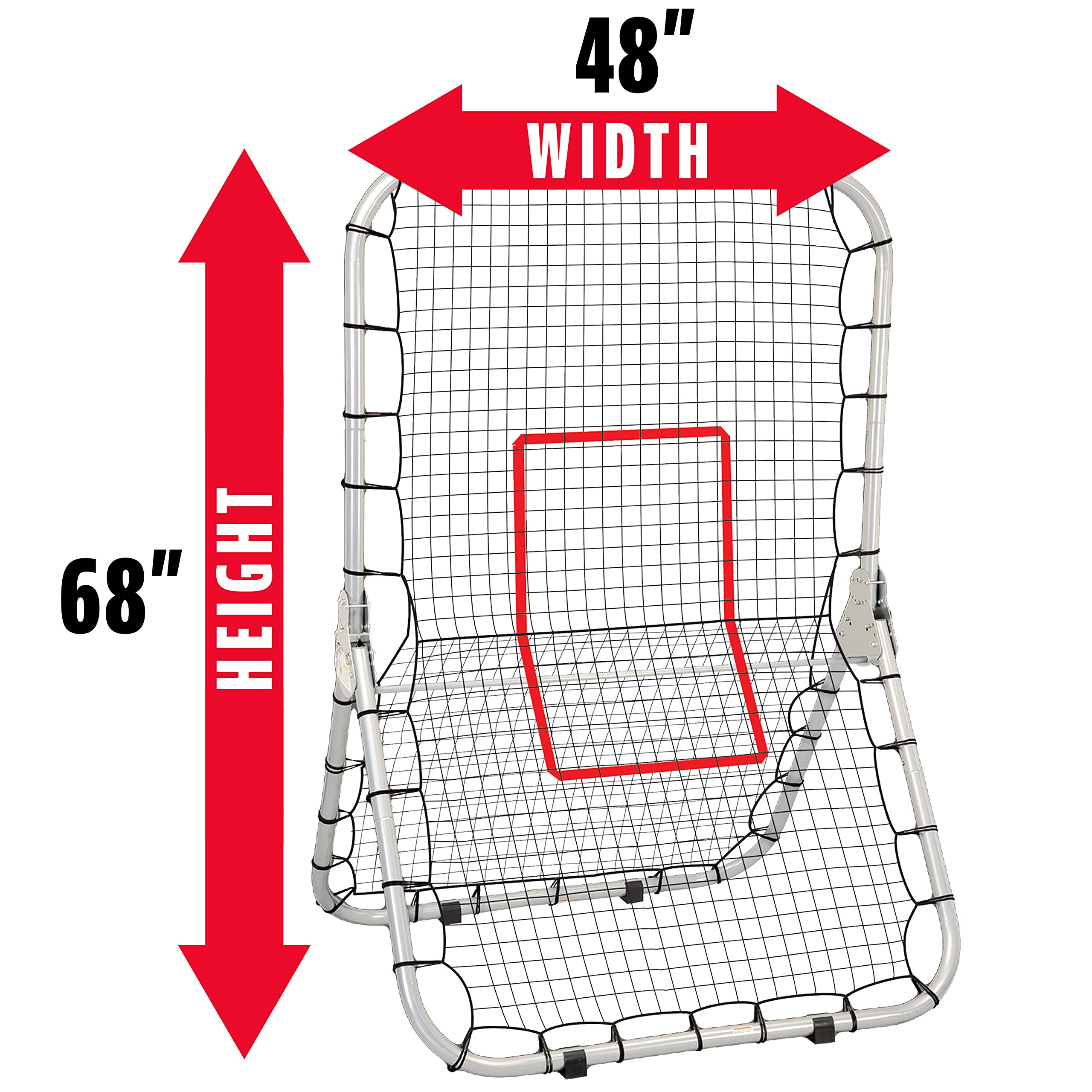 Franklin Sports Mlb Pro Baseball Rebounder Net - Baseball + Softball Pitchback Net + Fielding Trainer - Bounce Back Net For Fiel