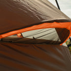 Ktt Extra Large Tent 12 Person,Family Cabin Tents,Full Rainfly,2 Rooms,2 Bay-Windows And 3 Doors 3 Windows With Mesh,Waterproof,