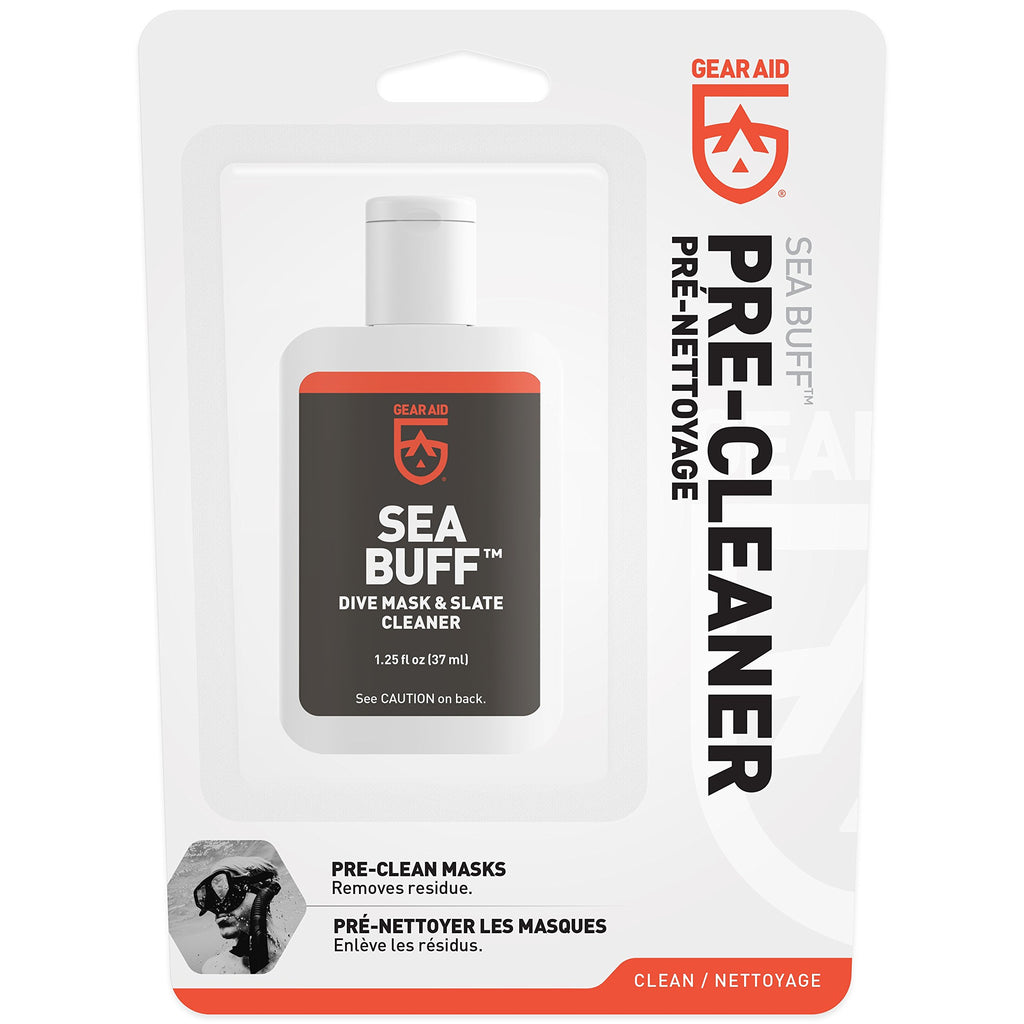 Gear Aid Sea Buff Dive Mask And Slate Cleaner, 1.25 Fl Oz, Clear