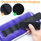 Sportneer Ankle Weights Wrist Weights 5Lb Per Pack,10Lbs Pair,Purple
