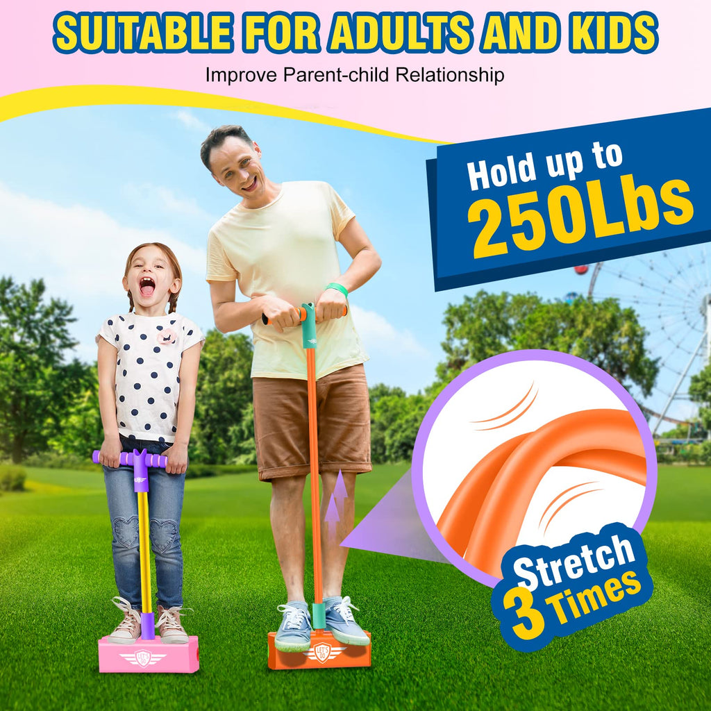 Gifts For 3-12 Year Old Boys Girls, Foam Pogo Jumper For Kids Outdoor Toys For Kids Ages 4-8 Pogo Stick Girls Toys Cool Toys For