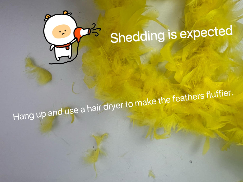 Kids Feather Boa 25 Gram, 4 Feet Long Chandelle Feather Boa, Great For Party, Wedding, Halloween Costume, Christmas Tree, Decora