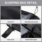 Tudomro 2 Pcs Camping Sleeping Bag For Adults, Lightweight Waterproof Camping Gear To Keep Warm For Spring Summer Fall Outdoor B