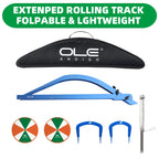 Golf Putting Trainer Foldable Golf Green Reading Tool-Ole Andigo Golf Green Reader,Green Track Reading And Green Speed Measureme
