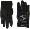 Under Armour Boys Clean Up T Ball Gloves, (004) Black/Black/Steel, One Size Fits Most