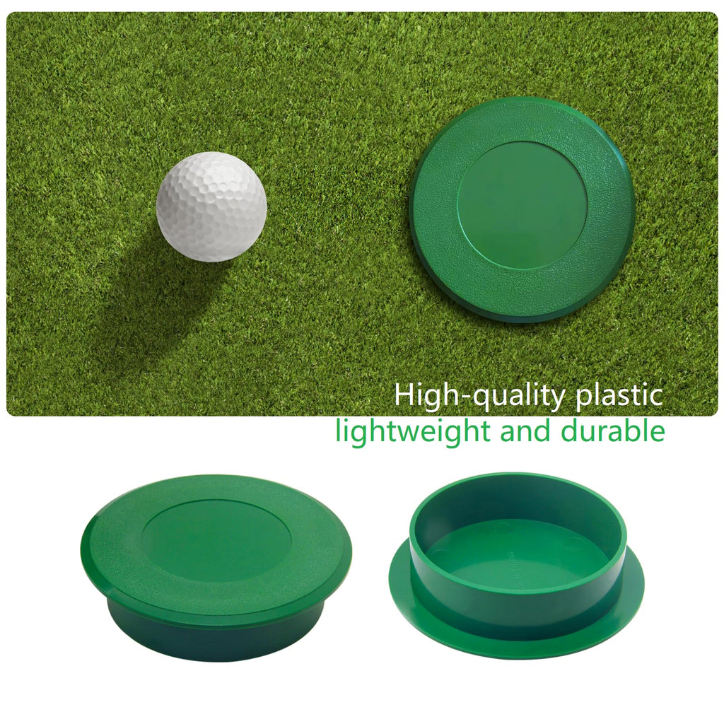 Golf Cup Cover,2 Pcs Golf Hole Putting Green Cup Golf Practice Training Green Hole Cup Covers,Universal Dimensions For Golf Hole