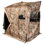 Muddy Outdoors Twin Peaks Heavy-Duty Water-Resistant 2-Person Hub-Style Hunting Ground Blind, Multi (Mud-Mgbtp)