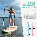 Niphean Inflatable Stand Up Paddle Board with SUP Accessories, Anti-Slip EVA Deck, 106 Inflatable Paddle Boards for Adults & You