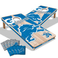 YouTheFan NFL Detroit Lions 2 x 4 Professional Wood Cornhole Game with Logo Bags