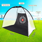 Golf Practice Net Golf Net For Backyard Golf Nets For Indoor Use Driving Range Net Golf Hitting Nets 12X7X66Ft Home Driving Rang