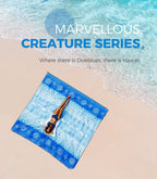 Ocoopa Diveblues Bohemian Beach Blanket Waterproof Sandproof, 10'X 9' Extra Large, Soft And Durable, Sand Free, Light Weight And
