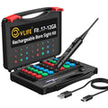 CVLIFE Rechargeable Bore Sight Laser Kit with 64 Adapters fit 0.17 to 12GA Calibers, Professional Red Laser Bore Sight with Butt
