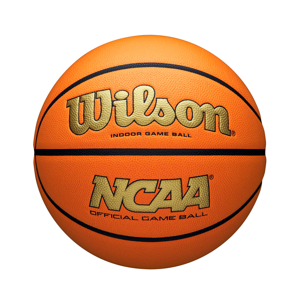 Wilson Ncaa Evo Nxt Official Indoor Game Basketball - Gold/Orange, Size 6-28.5''