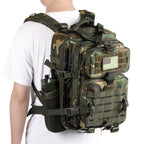 Hannibal Tactical 30L Molle Assault Pack, Tactical Backpack Military Army Camping Rucksack With Bottle Holder, 3-Day Pack, Us Wo