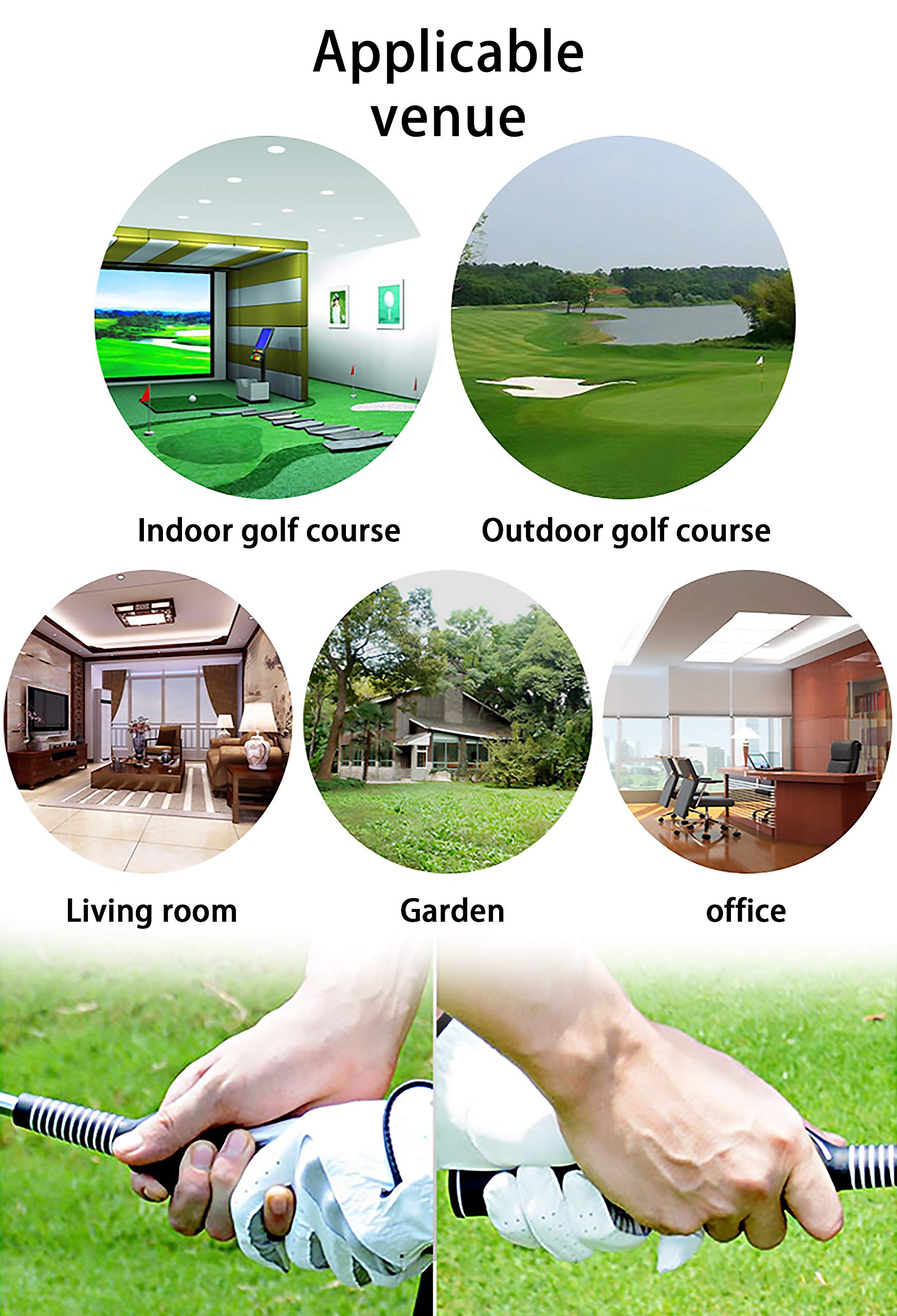 2Pcs Golf Swing Training Grip, Right-Handed Golf Club Grip Trainer, Help Kids And Woman Beginner Learn Correct Grip Posture