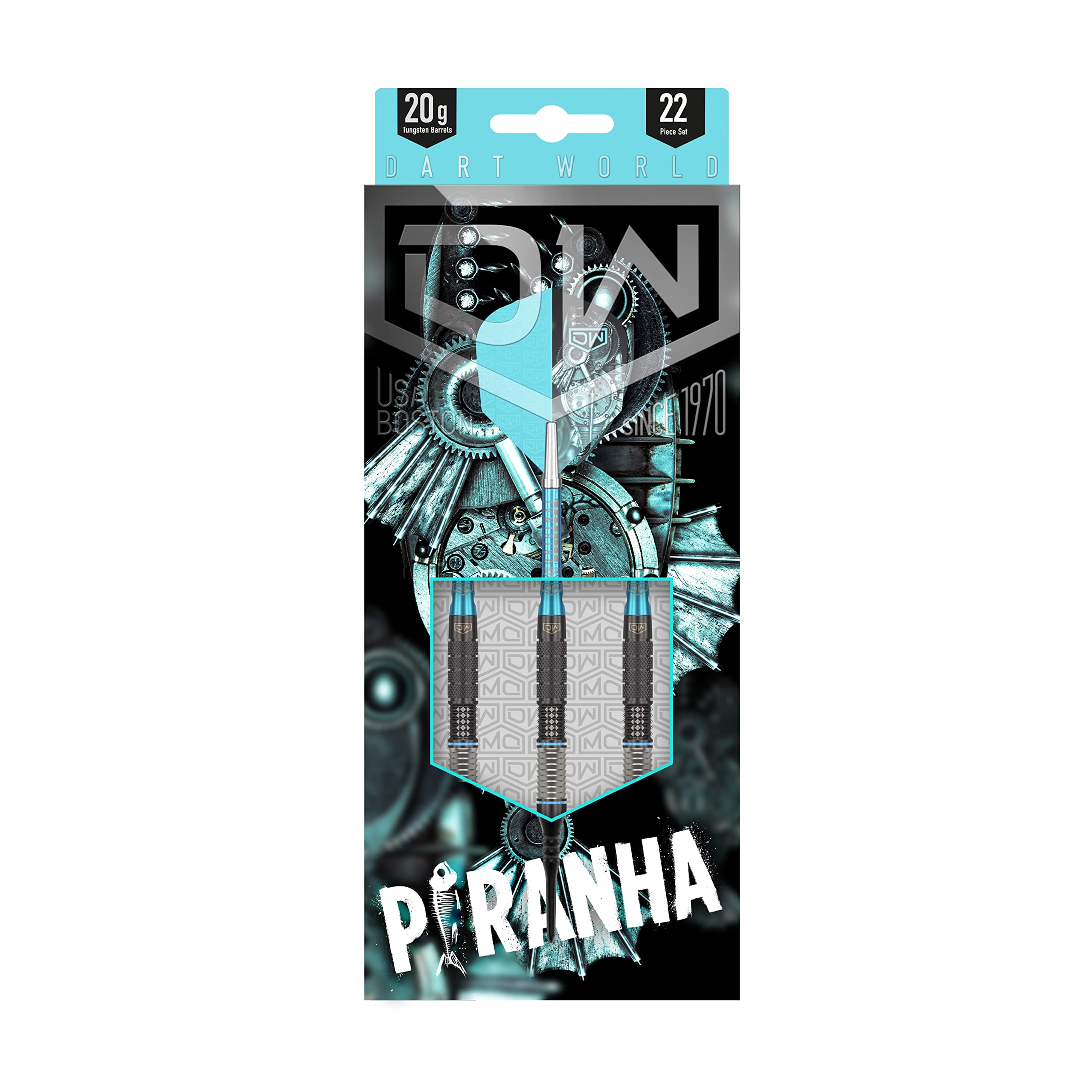 Dw Piranha 20G 90% Soft 11 Tip Darts, Precision Balanced, Accurate, And Durable - Perfect For Professional And Recreational Play