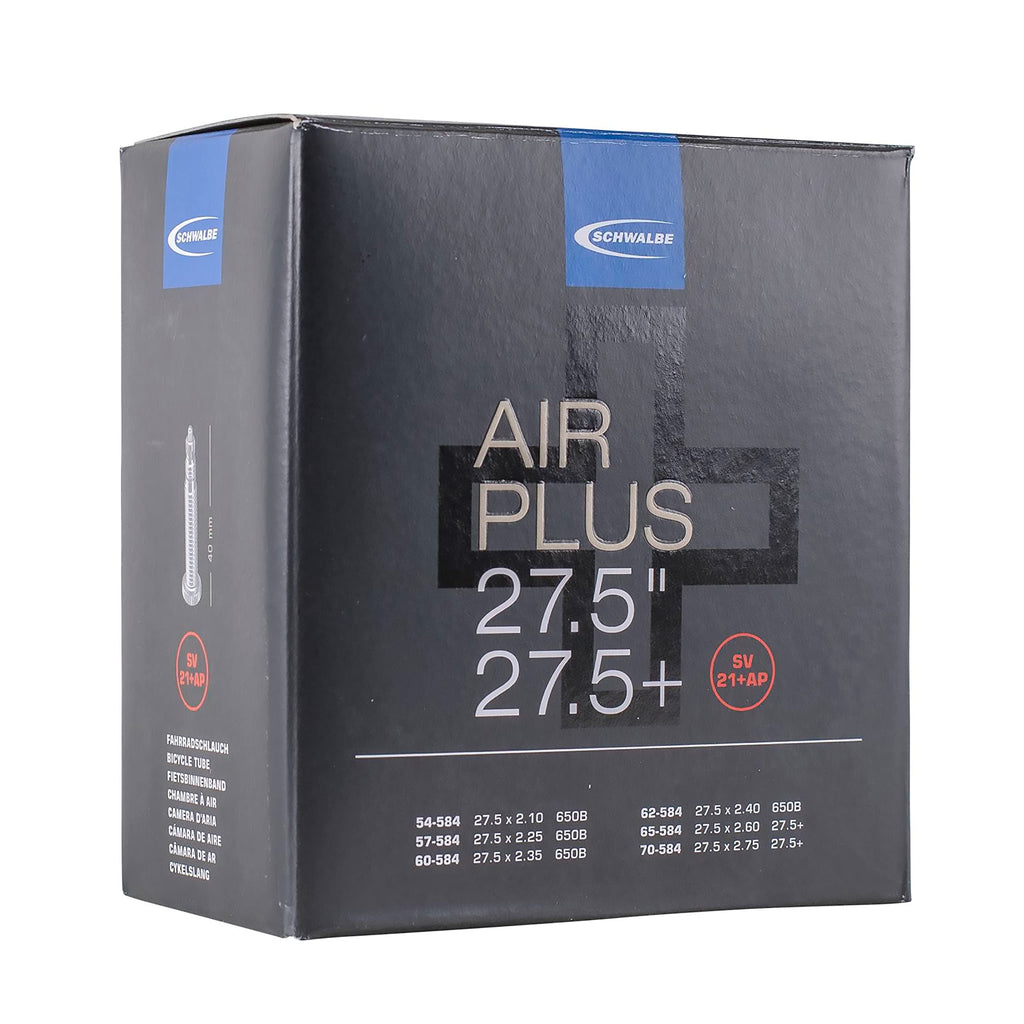 Schwalbe Unisex'S Sv21+Ap Air Plus Tubes, Black, 54/70-584