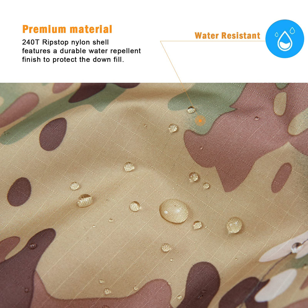 Akmax.Cn Military Down Mummy Sleeping Bag For Cold Weather